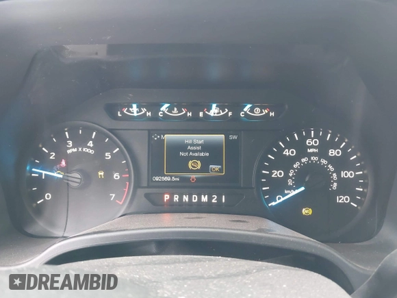 2017 Ford F-150 XL with VIN 1FTMF1EP5HKE54269, listed as a IAAI auction lot 41282914 with 92,569 mi miles and . Bid and sale history available at DreamBid. Image 7.