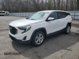 2019 GMC Terrain SLE with VIN 3GKALMEV6KL372086, listed as a Copart auction lot 50228815 with 66,085 mi miles and Salvage Title. Bid and sale history available at carsss.com. Image 1.
