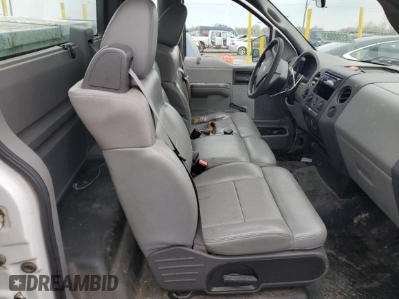 2005 Ford F-150 XL with VIN 1FTRF12W65NB56941, listed as a Copart auction lot 52200065 with 164,464 mi miles and Salvage title. Bid and sale history available at DreamBid. Image 10.