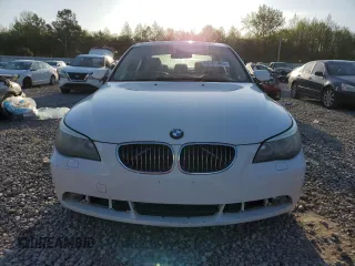 2007 BMW 5 Series 525i with VIN WBANE53537CW64553, listed as a Copart auction lot 52361445 with 169,381 mi miles and Clean Title. Bid and sale history available at carsss.com. Image 5.