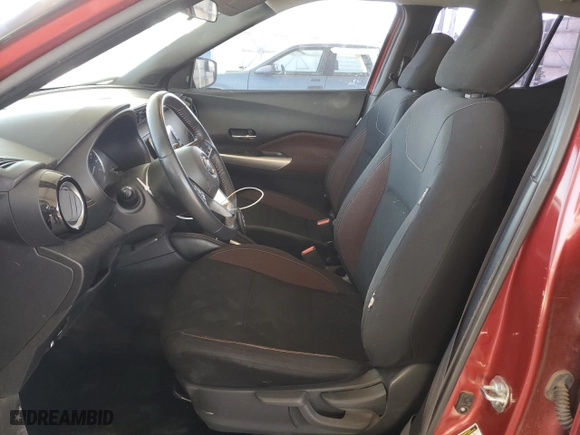 2020 Nissan Kicks SR with VIN 3N1CP5DV9LL503578, listed as a Copart auction lot 45718975 with 57,214 mi miles and Salvage Title. Bid and sale history available at carsss.com. Image 7.