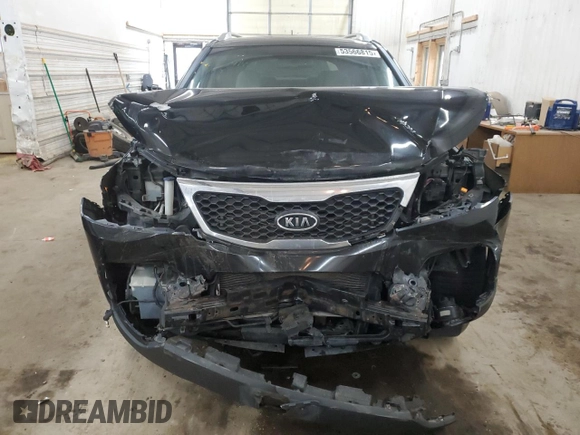 2013 Kia Sorento LX with VIN 5XYKT4A20DG419764, listed as a Copart auction lot 53566815 with 270,017 mi miles and Salvage Title. Bid and sale history available at carsss.com. Image 5.