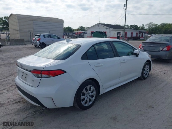 2021 Toyota Corolla LE with VIN 5YFEPMAE9MP199970, listed as a IAAI auction lot 41842626 with 85,529 mi miles. Bid and sale history available at carsss.com. Image 4.