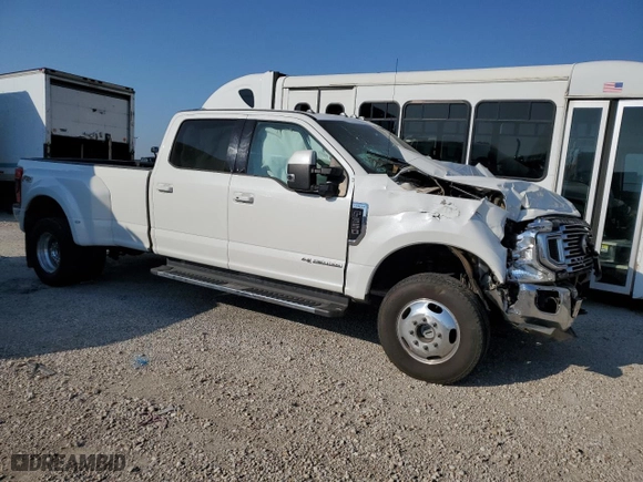 2020 Ford Super Duty F-350 DRW XL with VIN 1FT8W3DT8LED32363, listed as a Copart auction lot 74284394 with 0 mi miles and Salvage Title. Bid and sale history available at carsss.com. Image 4.