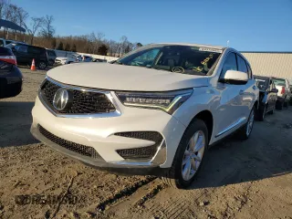 2020 Acura RDX w/Technology Pkg with VIN 5J8TC1H56LL006187, listed as a Copart auction lot 89370885 with 27,331 mi miles and Salvage Title. Bid and sale history available at carsss.com. Image 1.