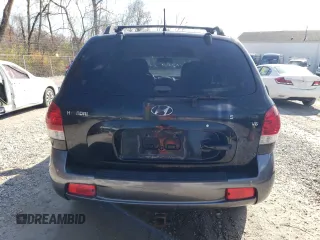 2006 Hyundai Santa Fe GLS with VIN KM8SC13D96U102107, listed as a Copart auction lot 55525594 with 198,741 mi miles and Salvage Title. Bid and sale history available at carsss.com. Image 6.