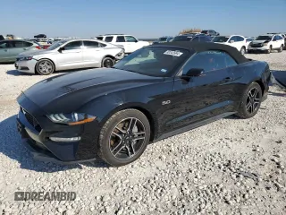 2019 Ford Mustang GT Premium with VIN 1FATP8FF5K5204985, listed as a Copart auction lot 80342694 with 50,212 mi miles and Salvage Title. Bid and sale history available at carsss.com. Image 1.