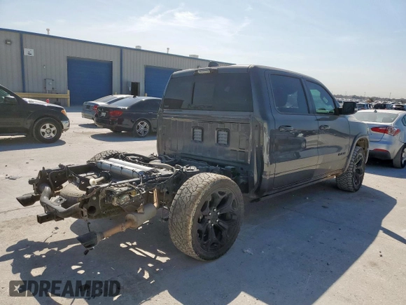 2021 Ram 1500 Limited with VIN 1C6SRFHT0MN553926, listed as a Copart auction lot 49066845 with 107,977 mi miles and Salvage title. Bid and sale history available at DreamBid. Image 3.