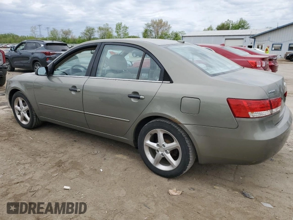 2007 Hyundai Sonata GLS with VIN 5NPET46C67H294247, listed as a Copart auction lot 54448745 with 217,280 mi miles and Clean Title. Bid and sale history available at DreamBid. Image 2.