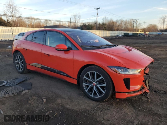 2019 Jaguar I-Pace HSE with VIN SADHD2S17K1F64953, listed as a Copart auction lot 43215725 with 60,931 mi miles and Salvage title. Bid and sale history available at DreamBid. Image 4.
