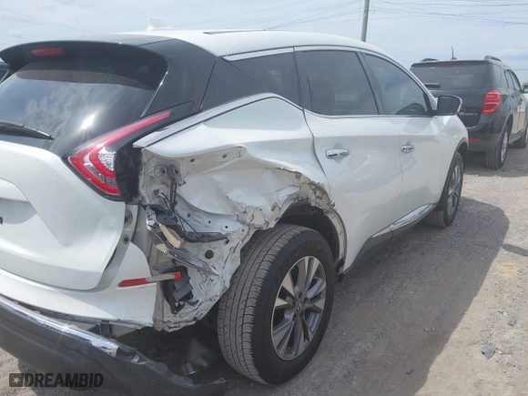 2016 Nissan Murano SV with VIN 5N1AZ2MG7GN152573, listed as a IAAI auction lot 40098918 with 89,953 mi miles. Bid and sale history available at carsss.com. Image 13.
