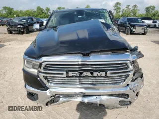 2019 Ram 1500 Laramie with VIN 1C6SRFJT4KN521147, listed as a Copart auction lot 54108615 with 152,888 mi miles and Salvage title. Bid and sale history available at DreamBid. Image 5.