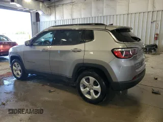 2021 Jeep Compass Altitude with VIN 3C4NJDBB3MT579230, listed as a Copart auction lot 58232705 with 12,355 mi miles and Salvage title. Bid and sale history available at DreamBid. Image 2.