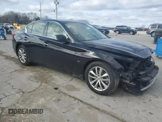 2015 Infiniti Q50 Premium z VIN JN1BV7ARXFM418246, wystawiony jako Copart lot #44890175 z przebiegiem 144 269 mil mil oraz Szkody całkowita. Historia ofert i sprzedaży dostępna na DreamBid. Obrazek 4.
