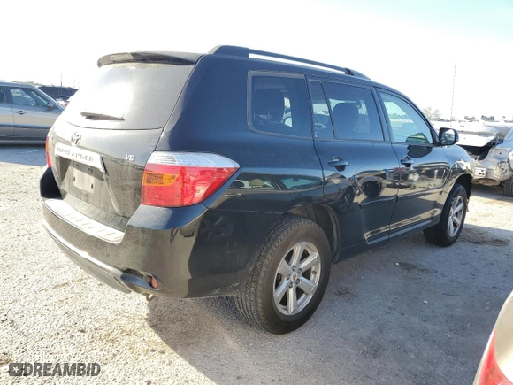 2009 Toyota Highlander with VIN JTEDS41A992084035, listed as a Copart auction lot 47575625 with 105,939 mi miles and Salvage Title. Bid and sale history available at carsss.com. Image 3.