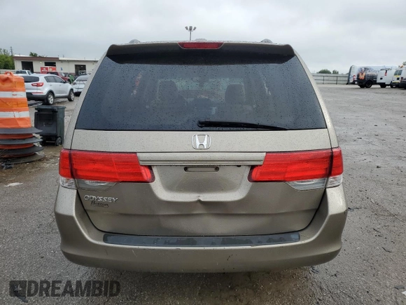 2010 Honda Odyssey EX-L with VIN 5FNRL3H6XAB093864, listed as a Copart auction lot 67587954 with 0 mi miles and Salvage Title. Bid and sale history available at carsss.com. Image 6.