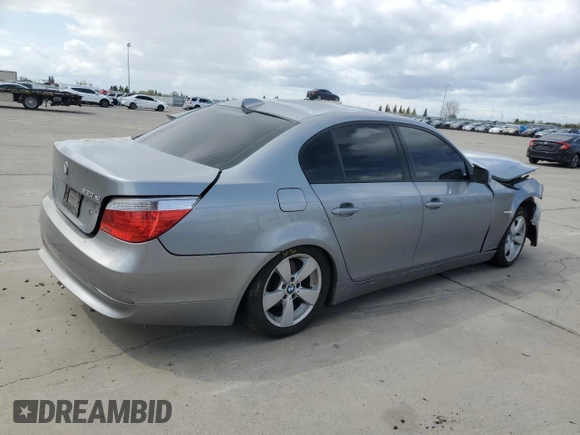 2006 BMW 5 Series 530xi with VIN WBANF73546CG68265, listed as a Copart auction lot 51184425 with 194,170 mi miles and Salvage Title. Bid and sale history available at DreamBid. Image 3.