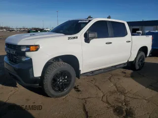2022 Chevrolet Silverado 1500 Custom Trail Boss with VIN 3GCPYCEL2NG122194, listed as a Copart auction lot 79544794 with 52,914 mi miles and Salvage Title. Bid and sale history available at DreamBid. Image 1.