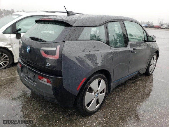 2015 BMW i3 with VIN WBY1Z4C57FV503091, listed as a Copart auction lot 44481853 with 0 mi miles. Bid and sale history available at carsss.com. Image 3.