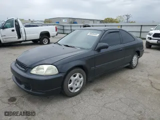 1997 Honda Civic DX with VIN 1HGEJ6229VL065702, listed as a Copart auction lot 48836445 with 198,638 mi miles and Salvage Title. Bid and sale history available at carsss.com. Image 1.