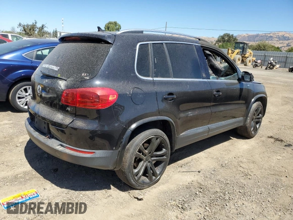 2013 Volkswagen Tiguan SE with VIN WVGAV3AX9DW574114, listed as a Copart auction lot 67578024 with Not provided miles and Non repairable. Bid and sale history available at DreamBid. Image 3.
