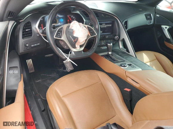 2016 Chevrolet Corvette Z51 2LT with VIN 1G1YK2D72G5117987, listed as a Copart auction lot 47851905 with 20,942 mi miles and Salvage Title. Bid and sale history available at carsss.com. Image 8.