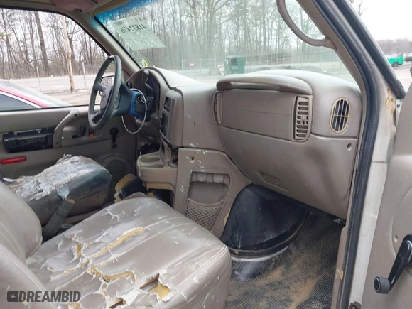 1999 Chevrolet Astro Cargo Van with VIN 1GCDM19W2XB168918, listed as a IAAI auction lot 41832476 with NaN miles. Bid and sale history available at carsss.com. Image 5.