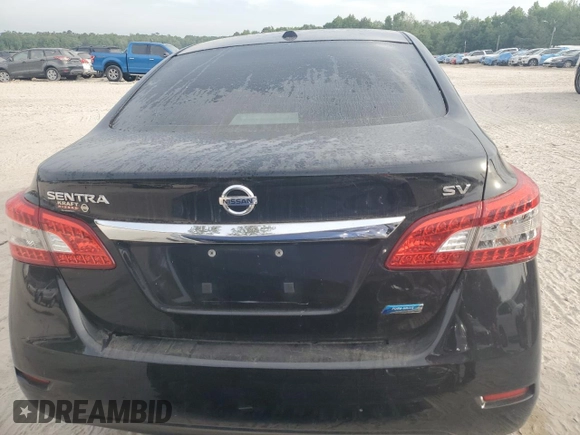 2014 Nissan Sentra SV with VIN 3N1AB7AP3EY274604, listed as a Copart auction lot 53862015 with Not Provided miles and Clean Title. Bid and sale history available at DreamBid. Image 6.