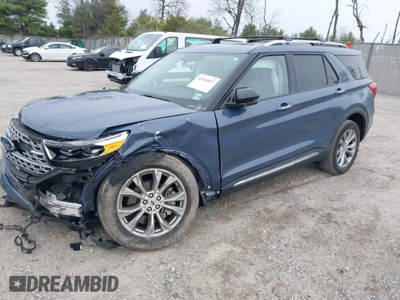 2021 Ford Explorer Limited with VIN 1FMSK8FHXMGB92339, listed as a IAAI auction lot 42016817 with 47,299 mi miles. Bid and sale history available at carsss.com. Image 19.