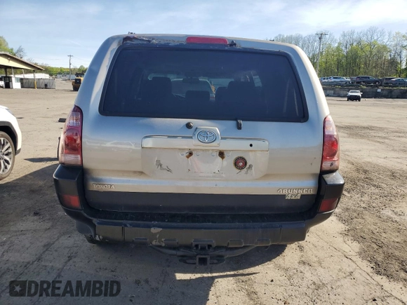 2004 Toyota 4Runner SR5 with VIN JTEBT14RX40034723, listed as a Copart auction lot 54994665 with Not Provided miles and Clean Title. Bid and sale history available at DreamBid. Image 6.