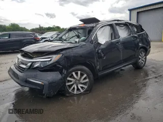 2019 Honda Pilot EX-L with VIN 5FNYF6H57KB062648, listed as a Copart auction lot 57566015 with Not provided miles and Salvage title. Bid and sale history available at DreamBid. Image 1.
