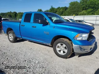 2021 Ram 1500 Tradesman with VIN 1C6RR7FG6MS527407, listed as a Copart auction lot 54611505 with 75,459 mi miles and Salvage title. Bid and sale history available at DreamBid. Image 4.