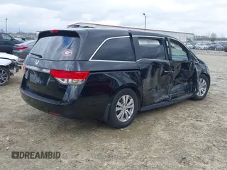 2016 Honda Odyssey EX-L with VIN 5FNRL5H64GB165341, listed as a IAAI auction lot 41728724 with 93,611 mi miles. Bid and sale history available at carsss.com. Image 4.