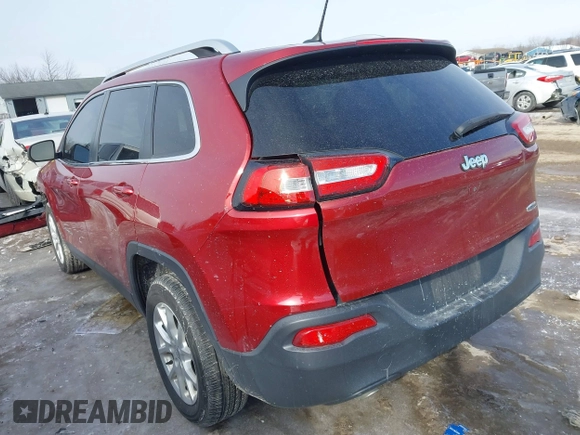 2015 Jeep Cherokee Latitude with VIN 1C4PJLCB8FW612284, listed as a IAAI auction lot 41578838 with 101,458 mi miles and . Bid and sale history available at DreamBid. Image 3.