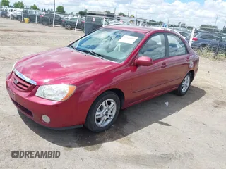 2005 Kia Spectra LX z VIN KNAFE122755084518, wystawiony jako IAAI lot #42249090 z przebiegiem 147 174 mil mil oraz . Historia ofert i sprzedaży dostępna na DreamBid. Obrazek 2.