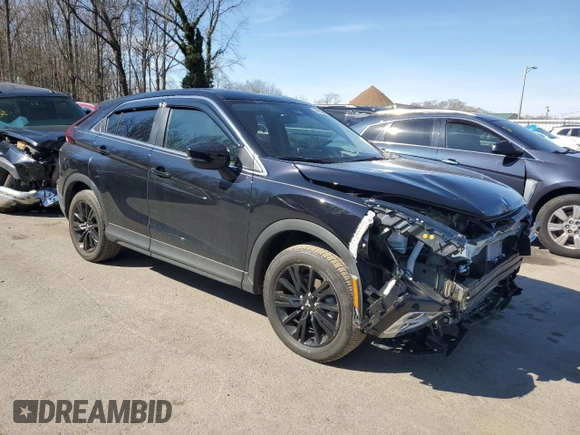 2024 Mitsubishi Eclipse Cross LE with VIN JA4ATVAA6RZ060805, listed as a Copart auction lot 46614095 with 8,005 mi miles and Salvage title. Bid and sale history available at DreamBid. Image 4.