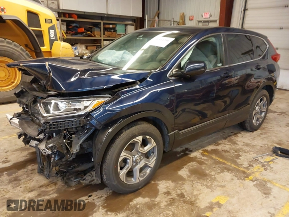 2019 Honda CR-V EX with VIN 7FARW2H52KE030059, listed as a IAAI auction lot 41914346 with 55,979 mi miles. Bid and sale history available at carsss.com. Image 21.