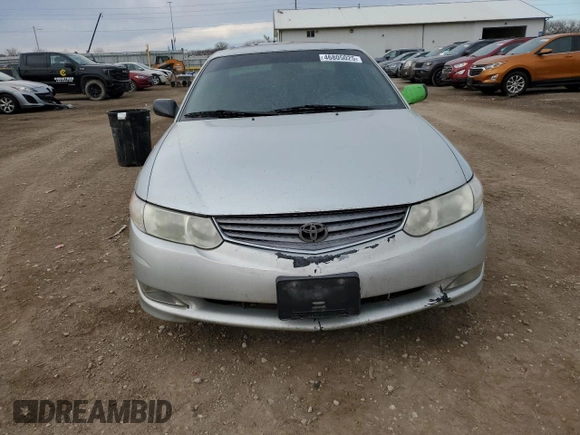 2002 Toyota Solara SE with VIN 2T1CE22P92C009096, listed as a Copart auction lot 46805025 with 182,667 mi miles and Salvage Title. Bid and sale history available at carsss.com. Image 5.