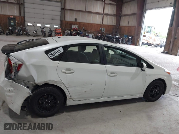 2014 Toyota Prius Four with VIN JTDKN3DU7E1812020, listed as a IAAI auction lot 42198161 with 71,026 mi miles and . Bid and sale history available at carsss.com. Image 13.