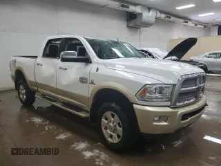 2013 Ram 2500 Laramie Longhorn with VIN 3C6UR5GL3DG573715, listed as a Copart auction lot 46320655 with Not provided miles and Clean title. Bid and sale history available at DreamBid. Image 4.