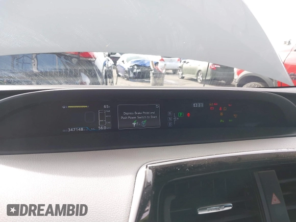 2018 Toyota Prius Two with VIN JTDKARFU7J3054710, listed as a IAAI auction lot 41372798 with 347,148 mi miles. Bid and sale history available at carsss.com. Image 7.