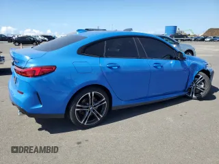 2021 BMW 2 Series 228i with VIN WBA53AK06M7J20167, listed as a Copart auction lot 44247265 with 25,470 mi miles and Salvage Title. Bid and sale history available at carsss.com. Image 3.