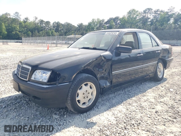 2000 Mercedes-Benz C 230 Kompressor with VIN WDBHA24G4YA839138, listed as a Copart auction lot 54525245 with 227,775 mi miles and Salvage title. Bid and sale history available at DreamBid. Image 1.