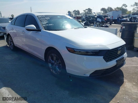 2024 Honda Accord Sedan EX with VIN 1HGCY1F34RA044668, listed as a IAAI auction lot 41620587 with 8,936 mi miles. Bid and sale history available at carsss.com. Image 1.