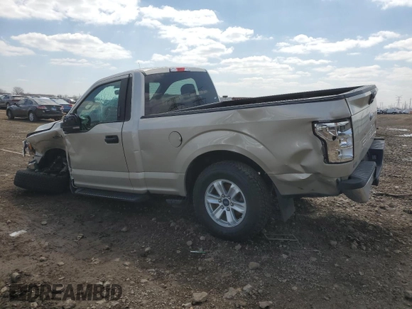 2018 Ford F-150 XL with VIN 1FTMF1E5XJKE35365, listed as a Copart auction lot 51152095 with 49,572 mi miles and Salvage title. Bid and sale history available at DreamBid. Image 2.