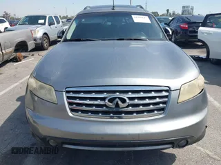 2006 Infiniti FX with VIN JNRAS08U06X100766, listed as a IAAI auction lot 41758147 with 191,414 mi miles. Bid and sale history available at carsss.com. Image 6.
