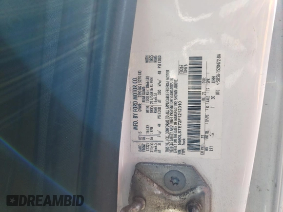 2015 Ford Transit Connect XL z VIN NM0LS7E72F1212310, wystawiony jako Copart lot #45523065 z przebiegiem 39 366 mil mil oraz Szkoda całkowita • Salvage title. Historia ofert i sprzedaży dostępna na DreamBid. Obrazek 14.