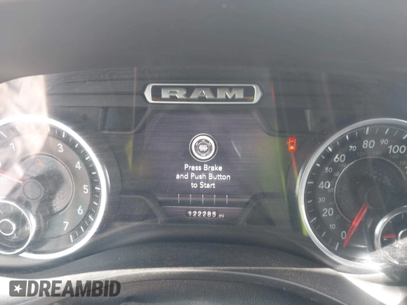 2020 Ram 1500 Big Horn with VIN 1C6SRFFT3LN103124, listed as a IAAI auction lot 42452220 with 122,285 mi miles and . Bid and sale history available at DreamBid. Image 7.