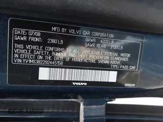 2009 Volvo S40 2.4L с VIN YV1MS382292445158, выставлен на аукционе IAAI как лот 42032933 с пробегом 129 025 миль миль и . История ставок и продаж доступна на DreamBid. Изображение 9.