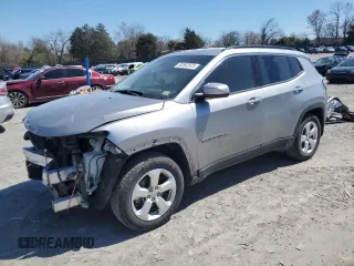 2018 Jeep Compass Latitude with VIN 3C4NJCBB4JT233760, listed as a Copart auction lot 50382975 with 127,056 mi miles and Salvage Title. Bid and sale history available at carsss.com. Image 1.